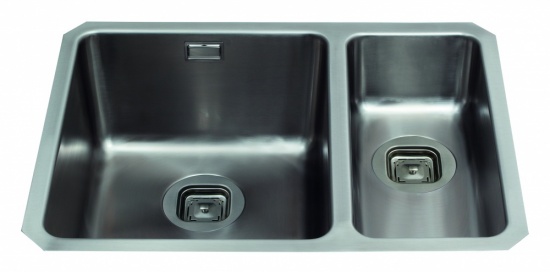Kitchen Cabinet Undermount 1.5 Bowl Sink Stainless Steel - KVC35